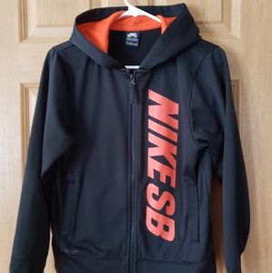 Boys Nike zip up hoodie
